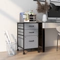 thumbnail image 2 of Vinsetto File Cabinet with Fabric Drawers and Hanging Bars for Letter Size, 2 of 10