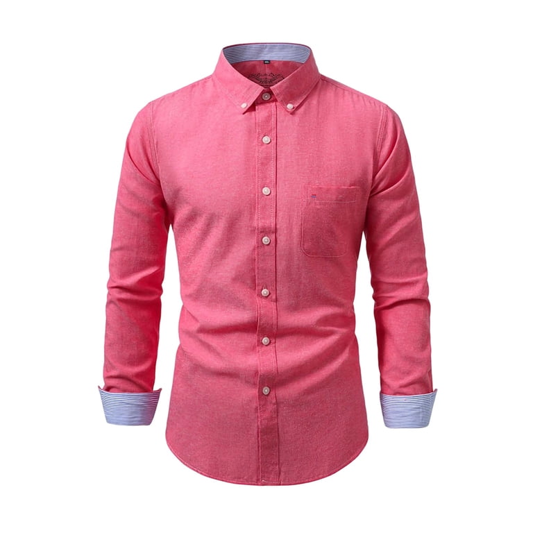 washable dress shirts Alimens & Gentle Mens White Long Sleeve Wrinkle Free Stretch Business Casual Wedding Button Down Shirt S Milano Moda Shirt SG08-Royal but gets more interesting Bark Color:White w White Border Neelam