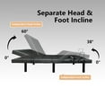 thumbnail image 5 of Adjustable Bed Frames Queen Size with Wireless Remote,Zero Gravity Electric,2 USB Ports, Under-Bed Night Light,Durable Motor,Weight Capacity 850 lbs, 5 of 15