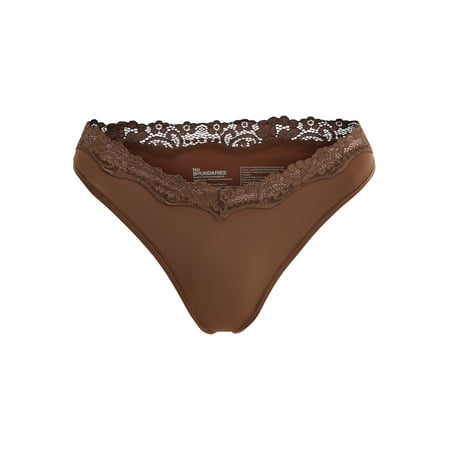 No Boundaries Women s Fit Stretch Lace Waist Cheeky Panty  Sizes XS to XXXL