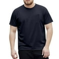 thumbnail image 2 of Antinious Men Solid Short Sleeve Oversized Texture Comfy Daily Loose Shirts, 2 of 5
