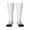 1 Black, variant on Easter bunny footprint Print Compression Socks for Both Men And Women for Running, Travel, Flight, Nurse