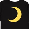 thumbnail image 4 of Inktastic Cute Yellow Moon Boys or Girls Long Sleeve Toddler T-Shirt, 4 of 5