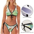 thumbnail image 3 of Dreamtimes Beautiful Watercolor Dragonfly Bikinis Swimsuit Set for Women Swimwear Triangle Bathing Suit Tie String Thong, X-Large, 3 of 7