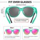 thumbnail image 4 of Gafas de sol URUMQI polarizadas UV400 para mujer, diseño sobre lentes, 4 of 7