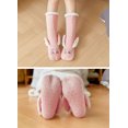 thumbnail image 5 of AMITOFO Womens Fuzzy Warm Sherpa Slipper Socks Cute 3D Cartoon Rabbit Fleece Lined Sleeping Mid Calf Socks For Ladies Girls Winter Christmas Gifts, 5 of 8