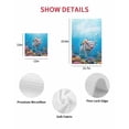 thumbnail image 7 of Funny Diving Pig Kitchen Dish Towels for Drying Dishes Set of 3, Ocean Sea Coastal Coral Fish Marine Life Waffle Weave Microfiber Hand Tea Bathroom Towels Quick Dry & Absorbent Towel 15.7x23.6, 7 of 7