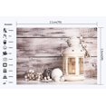thumbnail image 2 of ABPHOTO 7x5ft Photography Backdrop Merry Christmas Balls Lantern White Branch Shabby Chic Rustic Stripes Wood Floor Xmas Backdrops Seamless Kids Girl Adults Happy New Year, 2 of 3