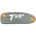 thumbnail image 2 of Convex Passenger Side Replacement Door Mirror Glass for Buick Park Avenue 91-96 W/O Baking Plate, 2 of 5