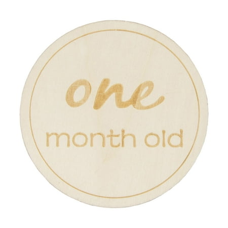 

QYZEU Table Runners for Wedding Portable Backdrops for Video Recording Wooden Monthly M Ilestone Photo Cards B Aby Announcement Cards Double Sided Photo Prop M Ilestone Discs Pregnancy Journey M Iles