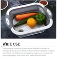 thumbnail image 2 of Moyic Tabla de cortar plegable 3 en 1, escurridor de fregadero, lavabo de cocina, lavabo lavable para exteriores, colador de verduras Cocina y Comedor Moyic HA083952-00, 2 of 6