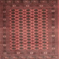 thumbnail image 1 of Ahgly Company Machine Washable Indoor Square Traditional Valentine Red Area Rugs, 5' Square, 1 of 7