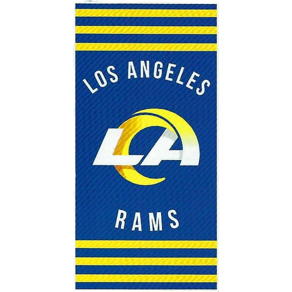 Toalla de playa Northwest Los Angeles Rams, 76 x 152 cm, rayas