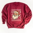 thumbnail image 3 of Ugly Sweater Santa Face -  Women's Sweatshirt, 3 of 24