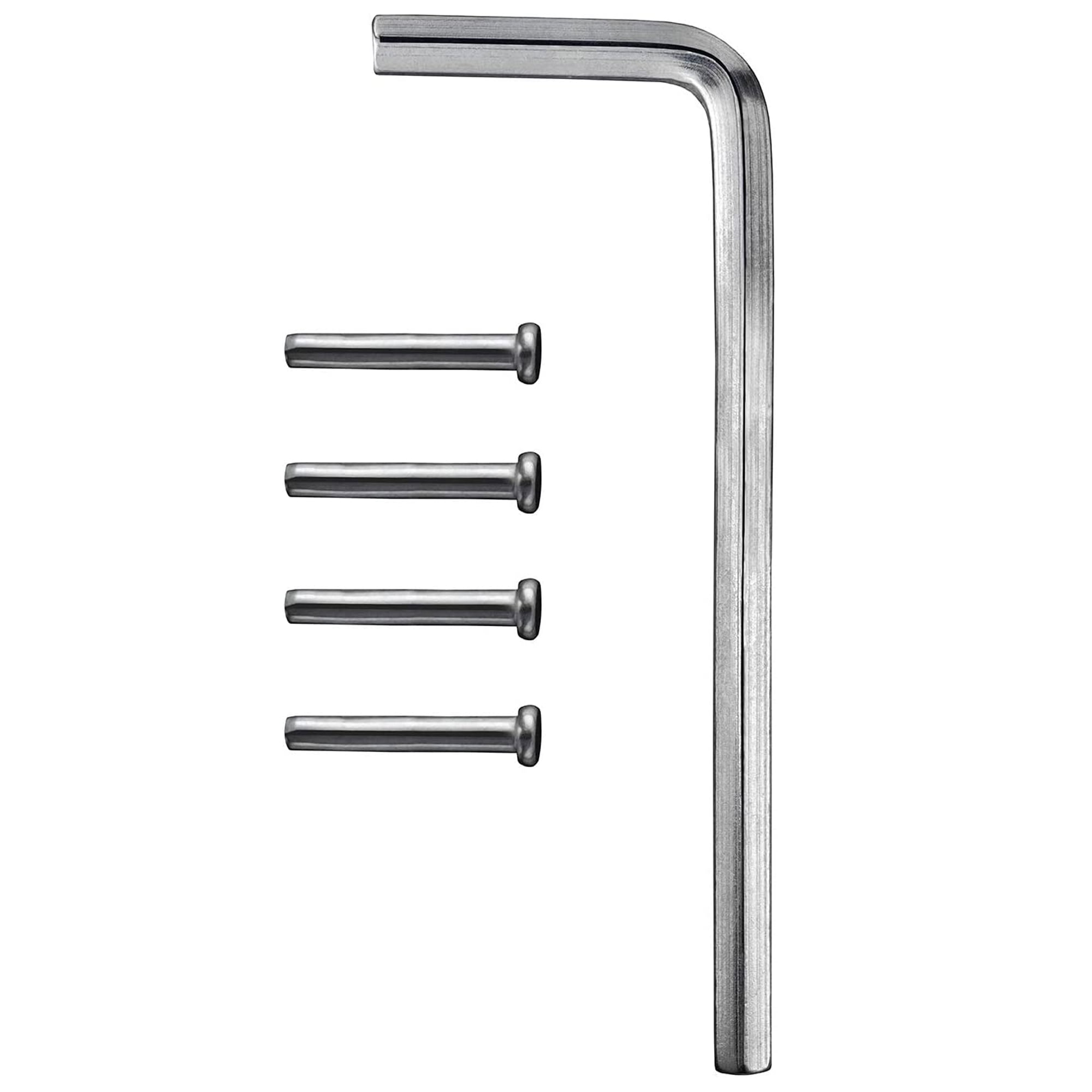 KS Hardware Door Spring Hinge Tension Pin Replacement Set with Hex