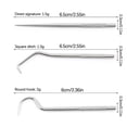 thumbnail image 2 of DPTALR Stainless Steel Toothpicks Kit, Premium Teeth Cleaning Tools, Reusable Tooth Picks Set, Pocket Keychain Portable Metal Toothpicks For Travel, 2 of 2