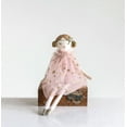 thumbnail image 2 of Creative Co-Op Plush Ballerina Doll with Pink & Gold Star Dress, 2 of 2