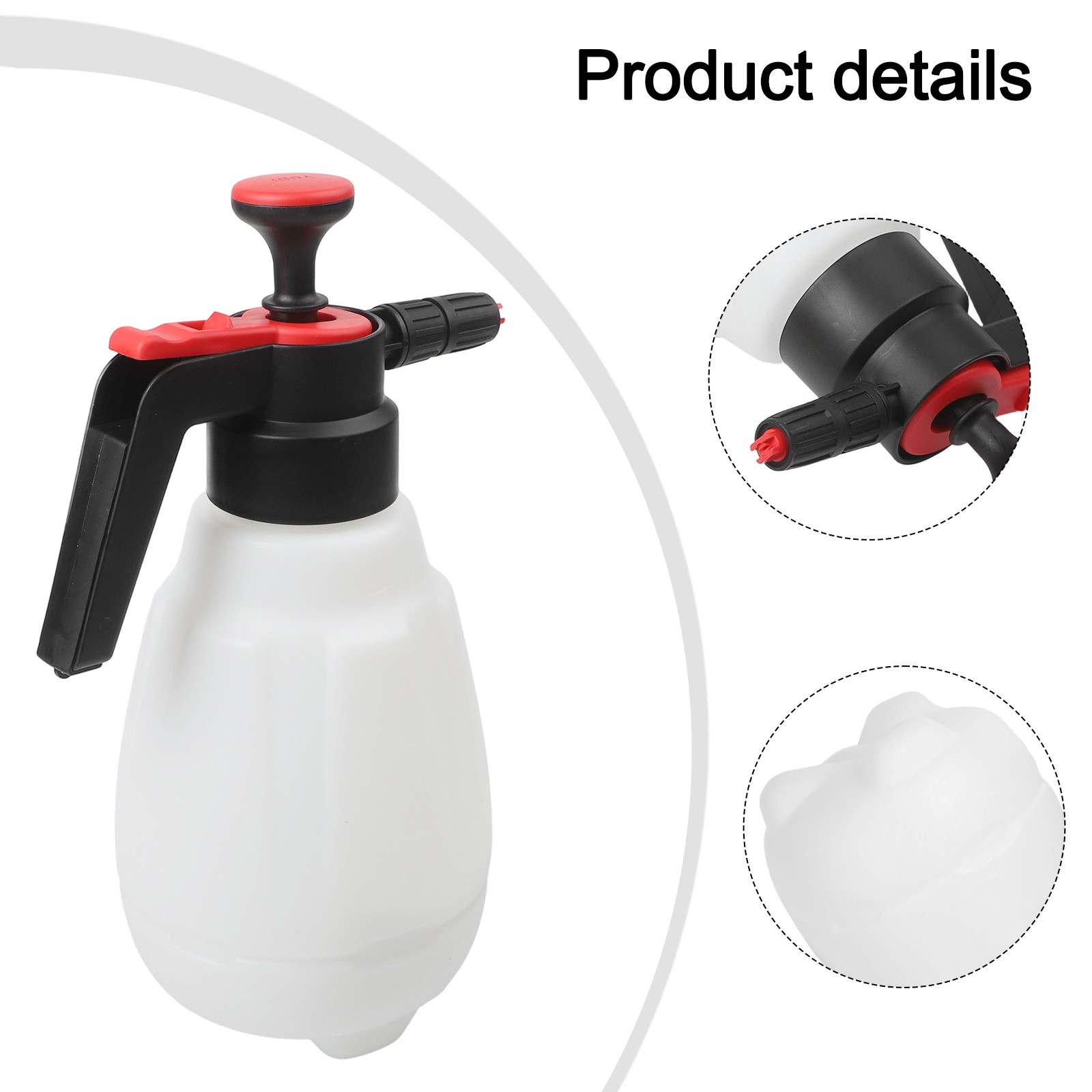 SPRING Car Foam Sprayer 2.5L For Flower Spray Car Wash With Sponge And Spray Head New