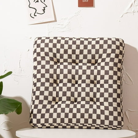 

Firefly hope Cushion Garden Terrace Home Kitchen Office Thick Comfortable Cushion Gary 16.54 * 16.54 inches