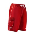 thumbnail image 1 of TYR Men's Guard Challenger Swim Short Red Size Small, 1 of 3
