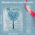 thumbnail image 2 of Kainsy 18th Birthday Gifts Blanket for Her,18 Year Old Girl Birthday Gifts Ideas from Parents Grandparents Sister for Teen Girl(60"x80"), 2 of 6