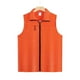thumbnail image 3 of Camiseta sin mangas con cuello vuelto para hombre, de poliéster, de color liso, cómoda, transpirable, con cremallera y múltiples bolsillos., 3 of 7