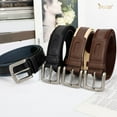 thumbnail image 5 of JASGOOD Men's Casual Belt Canvas Leather Mixed Braided Belts for Men, 5 of 7