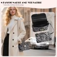 thumbnail image 3 of KUIFORTI Zebra Stripe Leather Crossbody Bags Fashion Portability Lightweight Medium Shoulder Handbags Soft Purse Shoulder Bags with Chain Strap for Travel Daypack, 3 of 7