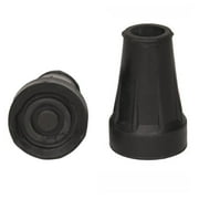 PCP Replacement Crutch Tips (Pair), Black, Large