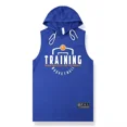 thumbnail image 4 of Basketball Hooded Vest Men American Shooting Uniform Training T-shirt Sports Quick-drying Loose Top Sleeveless Sweatshirt Run, 4 of 5