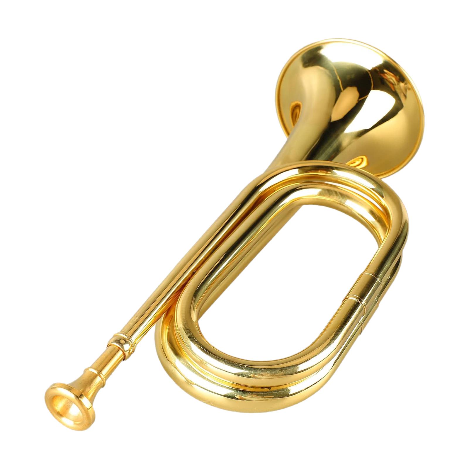 MERIGLARE Portable Professional Trumpet Made of Brass Alloy, Wind Instrument for Children, Advanced Students, Young Professionals And Orchestras.