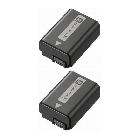 Sony 1020 mAh Power Battery for Alpha Series Camera, NP-FW50, 2 Pack