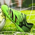 thumbnail image 2 of Generic Little Boys Soccer Shoes Firm Ground Youth Soccer Cleats Kids High-Top Football Boots Outdoor Training Sneaker, 2 of 2