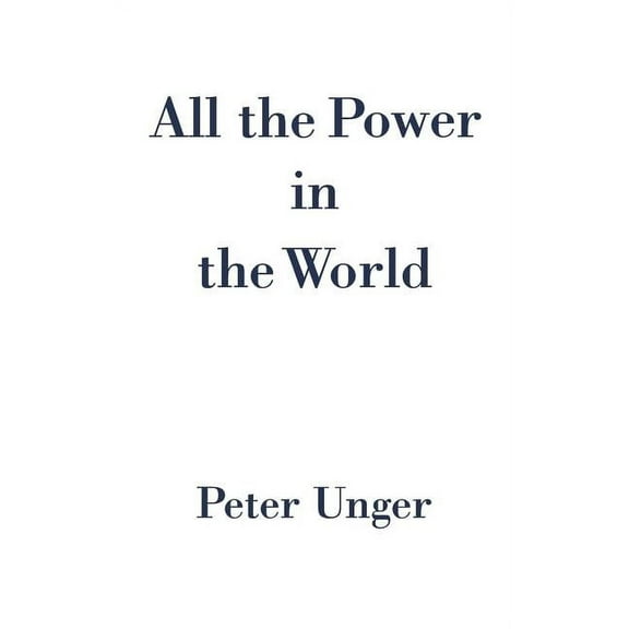 All the Power in the World, (Hardcover)