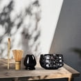 thumbnail image 4 of Juego de batidor de té tradicional de 4 piezas, estilo japonés, cuchara de Tazón de té negro B, 4 of 8