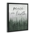 thumbnail image 4 of Stupell Industries Rustic Peace on Earth Holiday Painting Black Floater Framed Canvas Art Prints Wall Art, 17 x 21, 4 of 10