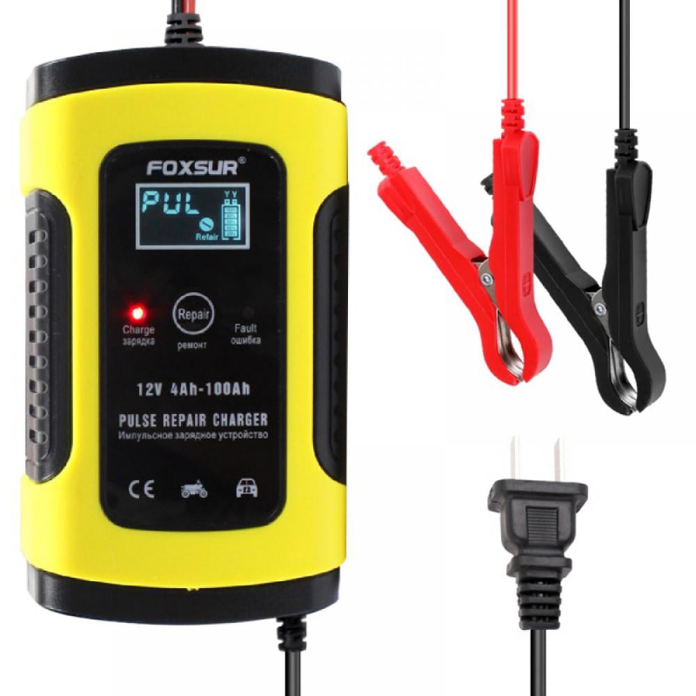 Details about   12V 6A LCD Pulse Repair Charger For Car Motorcycle AGM GEL WET Lead Battery Acid 