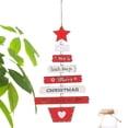 thumbnail image 1 of Adornos para árboles de Navidad Decoraciones navideñas Hueco de madera, 1 of 4