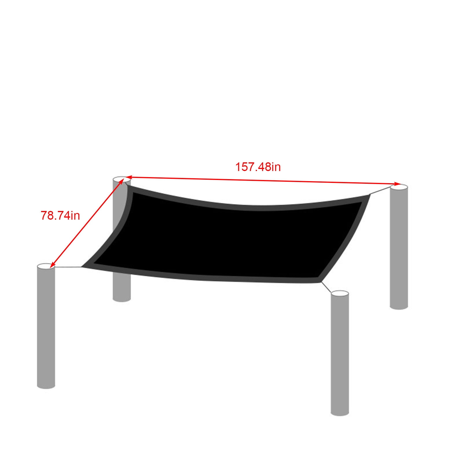 Summer Savings Clearance! Boovnll Sun Shades Outdoor Patio, 6.6x13.2Ft Rectangle Sand UV Block Sunshade Mesh Insulation Permeable Heavy Duty Shade Cloth for Outdoor Patio Yard Garden, Sun Shade