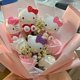 thumbnail image 5 of Muñeco de peluche Kawaii de Hellokitty de Sanrio, bonito ramo de flores de jabón, ramo de rosas, regalo de cumpleaños para San Valentín, dibujos animados, D, D, 5 of 5