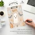 thumbnail image 3 of FORMRS Acrylic Clipboard with Low Profile Clip Standard A4 Letter Size, 12.5" x 9", Halloween Ghosts, 3 of 8