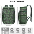 thumbnail image 3 of Summer Hawaiian Cooler Backpack 20L High-Capacity Leakproof for Travel Picnic with Vibrant Tropical Floral Design, 3 of 5