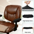 thumbnail image 6 of MODANU 1 Pair Office Chair Arm Armrest Covers Stretchable Slipcover Protector Sleeve for Computer Gaming Desk Rotating Chairs Easy Install & Clean, Comfortable, Matt Black, 6 of 7