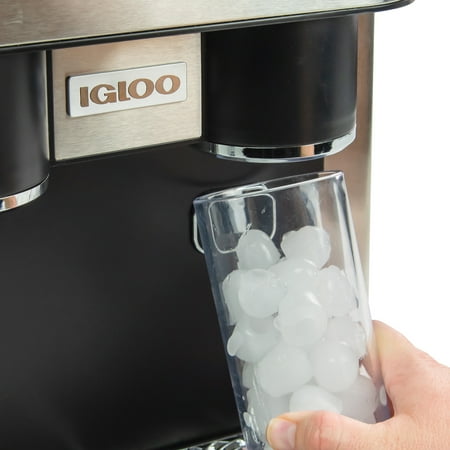 Igloo - 33-Pound Dual Dispensing Ice Maker & Crusher