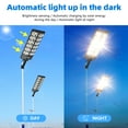 thumbnail image 4 of Welan LED Strong Light Small Street Lamp Double Row 360LED Solar Garden Lamp Parking Lot Lights for Yard ，All Weather Resistant, 4 of 11