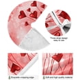 thumbnail image 2 of Coolnut Valentine's Day Love Christmas Tree Skirt Home Decoration Large Round Christmas Tree Skirt for Holiday Party Home Christmas Day Ornaments,47.2", 2 of 6