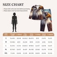 thumbnail image 4 of Fotbe Bald Eagle Pilot Pattern Long Sleeve Pajama Set for Women,Sleepwear Set,2-piece Loungewear Set,Soft PJs Comfy Nightwear with Pockets -Medium, 4 of 7