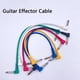 thumbnail image 3 of Naiovety Cable de Pedal de efecto de 6 piezas, blindaje de cables de bajo eléctrico, instrumento, Cable de Audio, accesorio de conector de Type4 NO4, 3 of 6