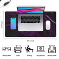 thumbnail image 5 of Pink and Purple Advanced Line&nbsp;mouse Padswaterproof,rubber+multispandexwashable Line Series MousepadsDesk Pad for Office Home Game 31.5x15.7inches, 5 of 7