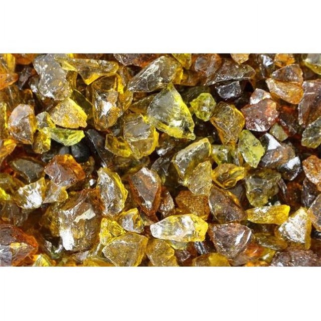 Dragon Fire Glass DFG10-L06M 10 LB Chestnut Fire Glass - Medium